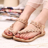 Women Bow-tie Jelly Flat Sandals