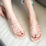 Open Toe Anti Slip Indoor Home Slippers