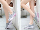 Sport Fashion Mesh Swing Wedges Sneakers