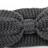 Winter Warmer Ear Knitted Headband Turban For Lady Women Crochet Bow Wide Stretch Hairband Headwrap Hair Accessories