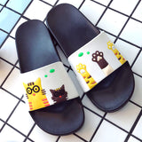 Women Cute Cat Cartoon Platform Sandals