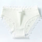 Women's Cotton Lace Comfort Panties -Buy One Get 2 Free-