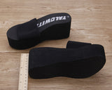 Women Beach Elastic Fabric Slippers 