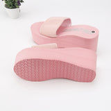 Women Beach Elastic Fabric Slippers 