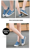 Female Summer Trainers Lace Up Canvas