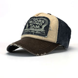 Jeans Curve Brim Trucker Baseball Cap