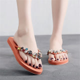 Women'S Beach Decoration Flat Slipper