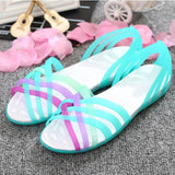 Women Candy Rainbow Flats Sandals