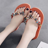 Women'S Beach Decoration Flat Slipper