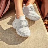 Rhinestone Women Breathable Mesh Shoes