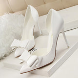 Women Sweet Bow-knot High Heel Shoes