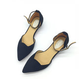 Women Low Heels Pointed Toe Shoes