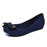 Jelly Flats Women Peep Toe Shoes