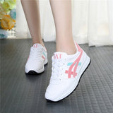 Women Breathable Walking Mesh Flat Shoes