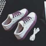 Mixed Colors Lace Up Female Fashion Sneakers 