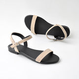 Women Flat Cow Suede Comfortable Sandals 