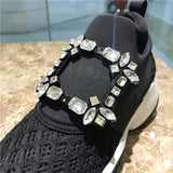 Rhinestone Women Breathable Mesh Shoes