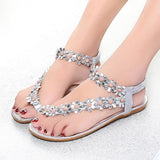 Flowers Bohemian Ladies Flat Sandals