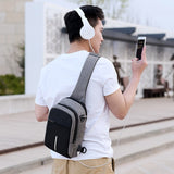 USB Charging Single Shoulder Bags