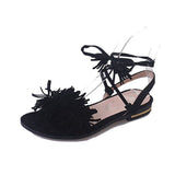 Women Flats Tassel Sandals