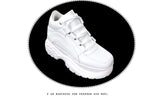 Fashion Woman Leather Sports Sneakers