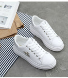 Women Breathable PU Leather Sneakers 