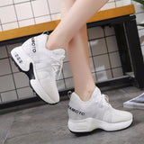 Women High Heels Platform Sneakers