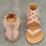 Women Rome Style Cross Tied Sandals