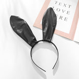 Bunny Faux Leather Rabbit Ears Lingerie Bodysuit Lolita Costumes