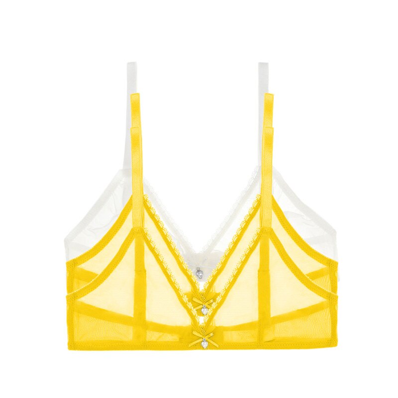 Ultra-Thin Mesh Lingerie Breathable Bra 3-Piece Combination