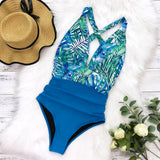 Women's Sexy Push Up Floral Bodysuit Beach Wear Monokini