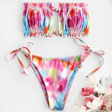 Sexy bathing suit Bandeau Micro swimsuit Bikinis Set