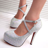 women high heels wedding shoes