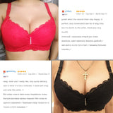 New Plus Size Bra Ultrathin Lace Bralette For Woman Racerback Push Up Cotton Brassiere Underwire C D E Cup Bras Underwear 105E