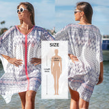 Crochet Cover Up With Fringe Trim Hollow Tunic Beachwear