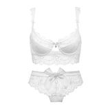 Lace Bowknot Sexy Lingerie Set