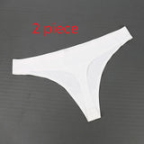 Women's Hot Silk Sexy Seamless Underwear 2 piece