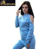 Diamond Knitted Open Shoulder Jumper Sets