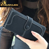 High Quality Long Matte Leather Wallets