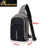 USB Charging Single Shoulder Bags