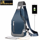 USB Charging Cross Chest Handbag