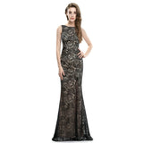 Women's Long Sleeveless Party Dress