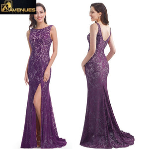 Women's Long Sleeveless Party Dress