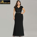 Plus Size Black Gowns Ever Pretty Elegant Mermaid Gowns