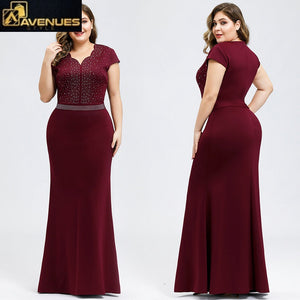 Plus Size Black Gowns Ever Pretty Elegant Mermaid Gowns