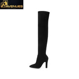 Women Over Knee  Slip On High Boots