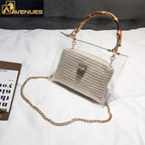 Women Transparent Chain Hand Bags