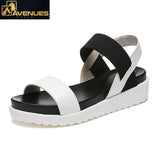 Women Peep-toe Flat Sandals