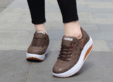 Women Height Increasing Breathable Sneakers