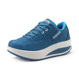 Women Height Increasing Breathable Sneakers